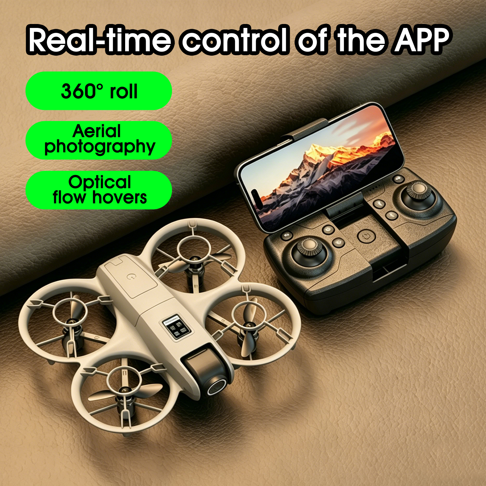 Drone Power Bank - Mini dron dla początkujących, łatwy w