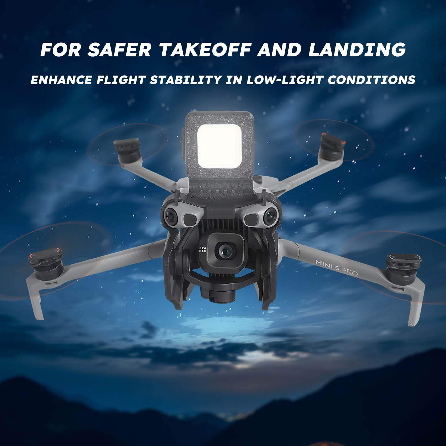Drone Propeller Holder - Światło nocne do DJI Mini 5
