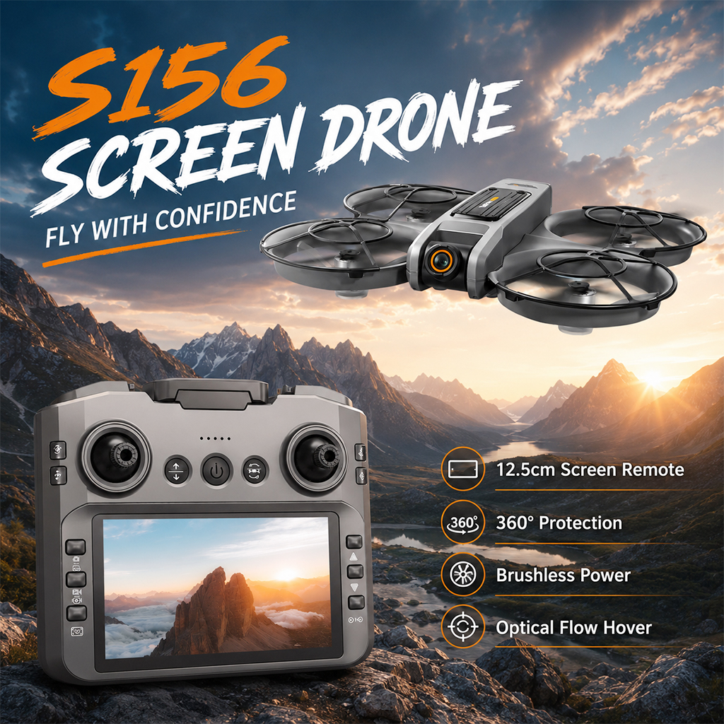 Drone Controller Screen - Dron RC ZNLYRION S156 z podwójną