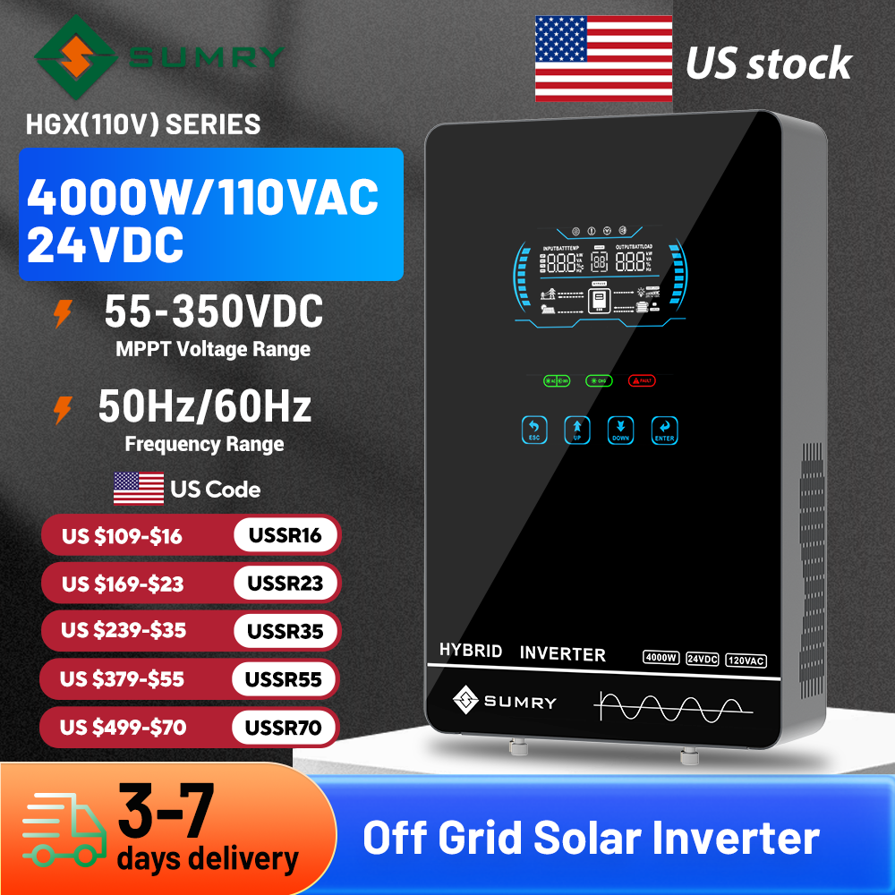 Drone Solar Charger - Sumry 4KW 120V Inwerter Solarny Off