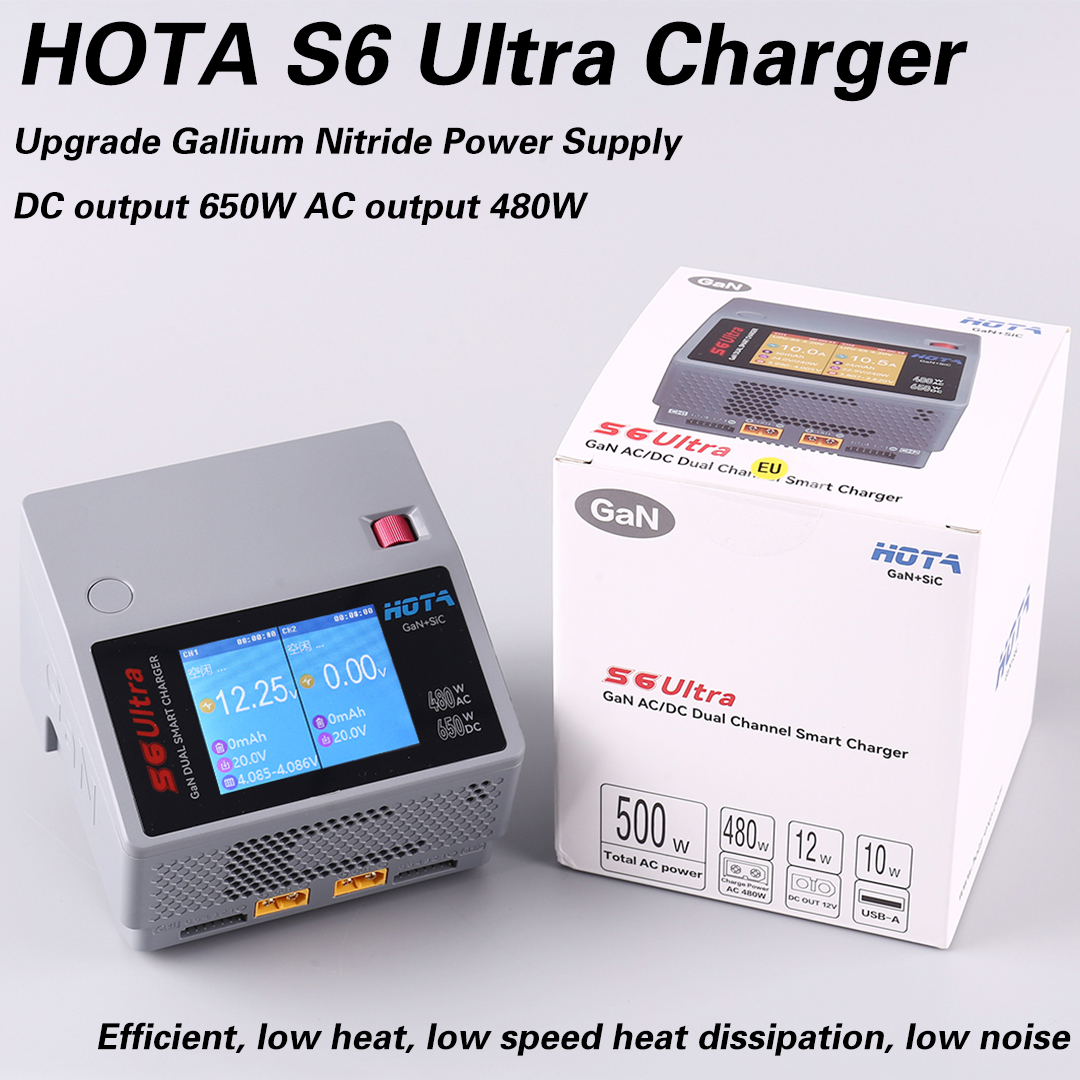 Drone Battery Charger - Ładowarka HOTA S6 Ultra z azotku