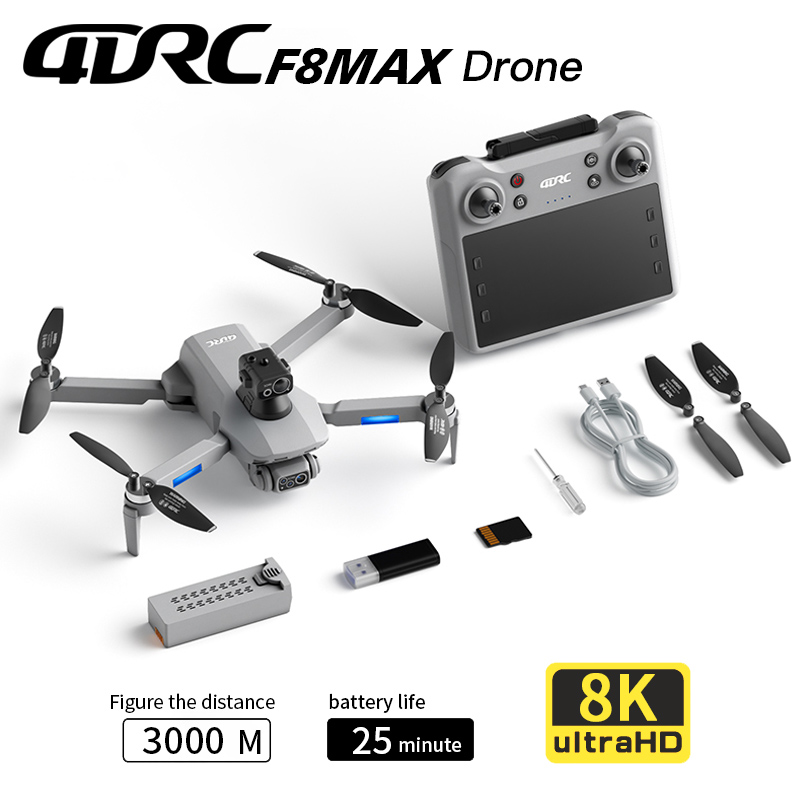 Drone Controller Screen - Dron F8 MAX GPS Profesjonalny z