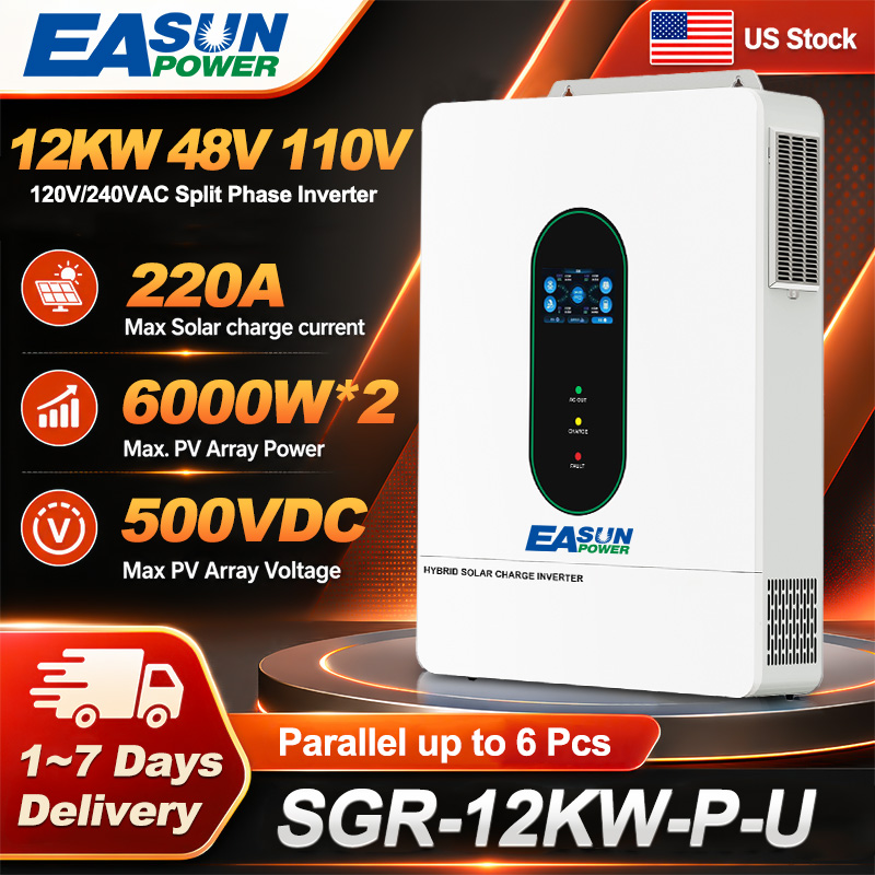 Drone Solar Charger - EASUN US 12KW 12000W Inwerter Solarny