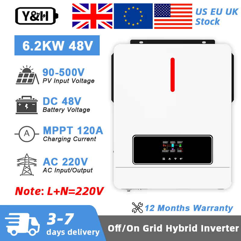 Drone Solar Charger - Y&H 6.2KW Hybrydowy Inwerter Solarny 48VDC