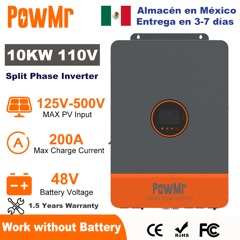 Drone Solar Charger - PowMr 10KW Falownik dzielony 48V 110V