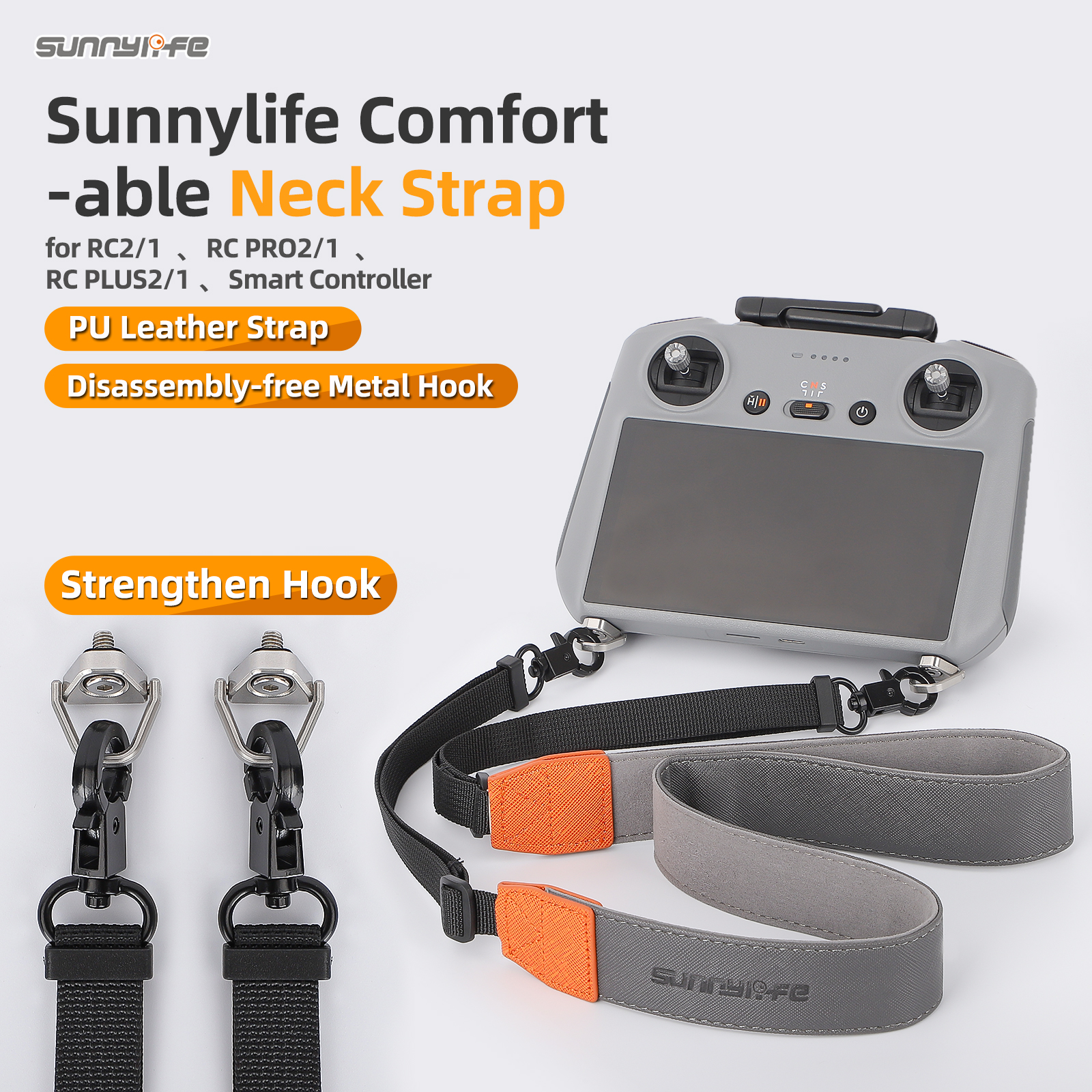Drone Remote Controller Lanyard - Smycz na szyję do pilota DJI/RC/RC