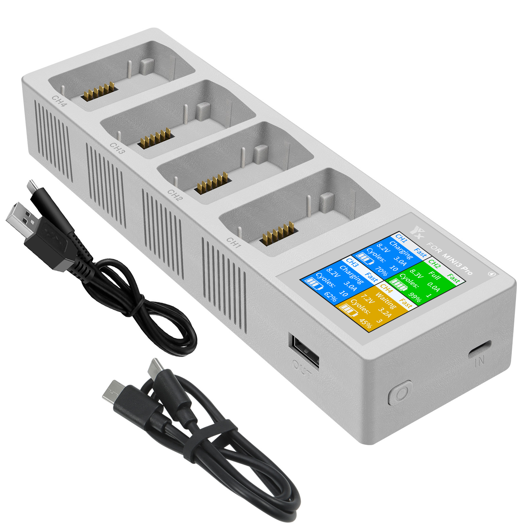 Ładowarka 4w1 3w1 z koncentrat – Drone Charging Hub recenzja i cena