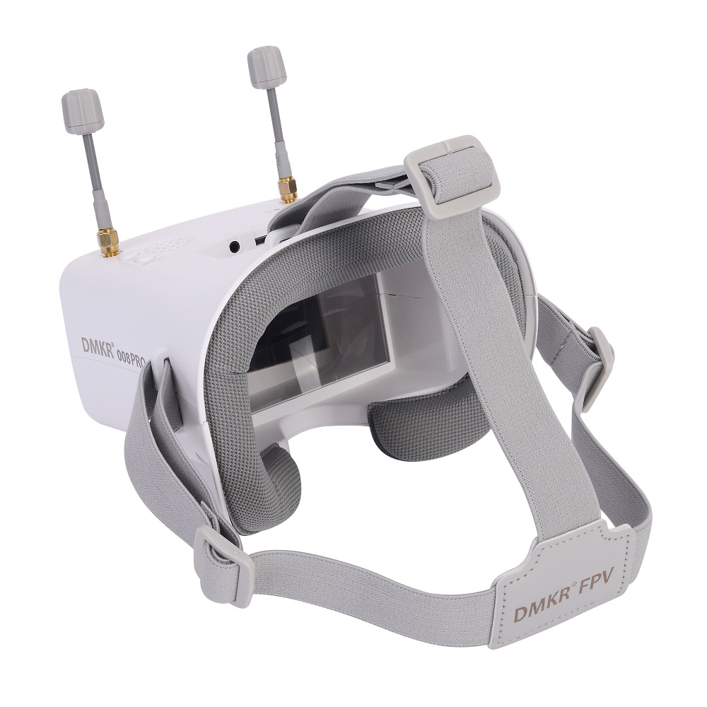 Okulary FPV 008D PRO Białe z D – Drone Battery Adapter recenzja i cena