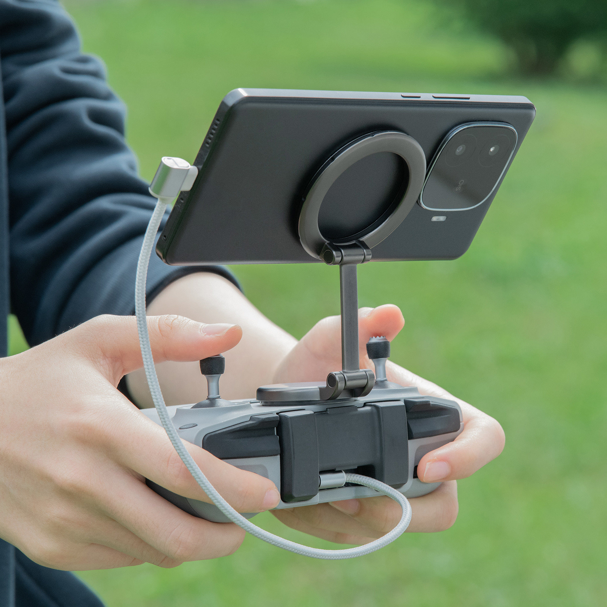 Regulowany magnetyczny uchwyt  – Drone Tablet Mount recenzja i cena
