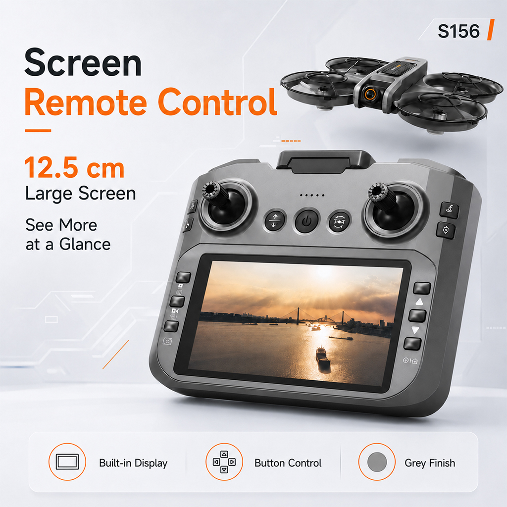 Dron RC ZNLYRION S156 z podwój – Drone Controller Screen recenzja i cena