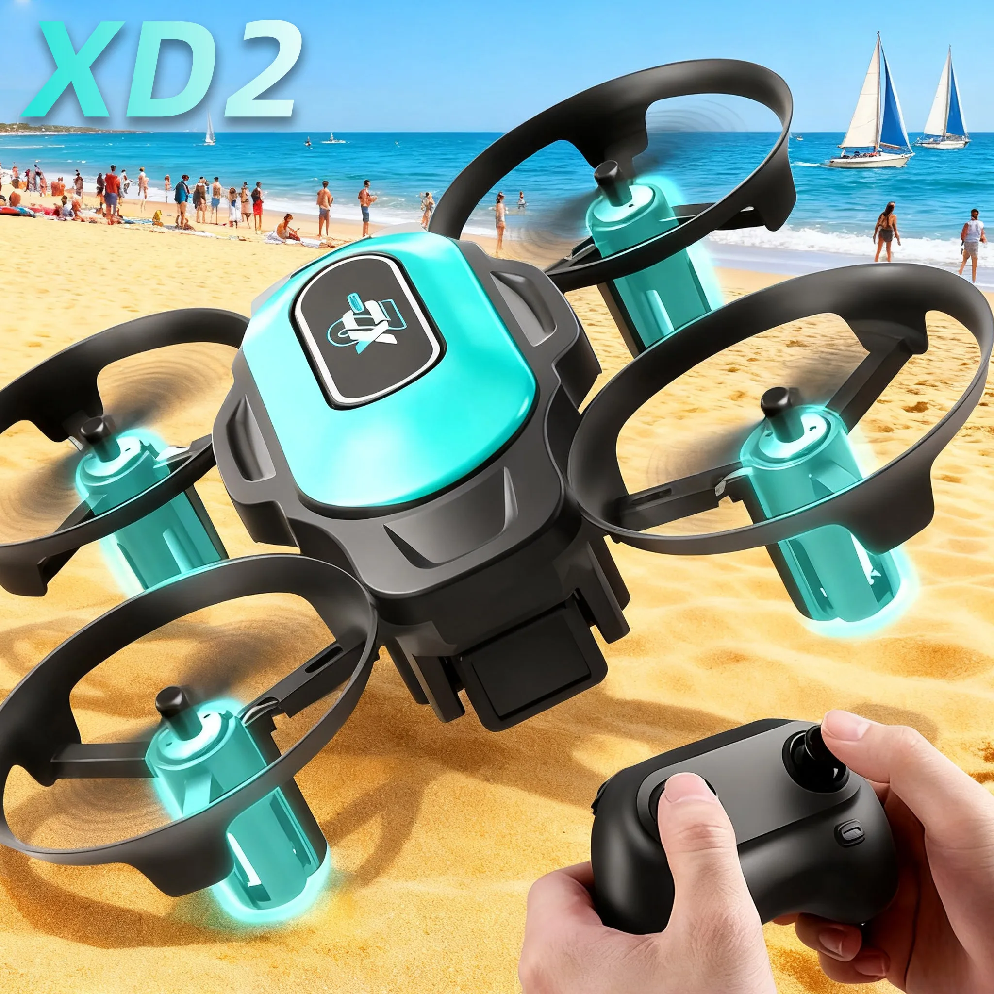 Mini dron XD2, 360 °   Akrobac – Drone Beacon Light recenzja i cena