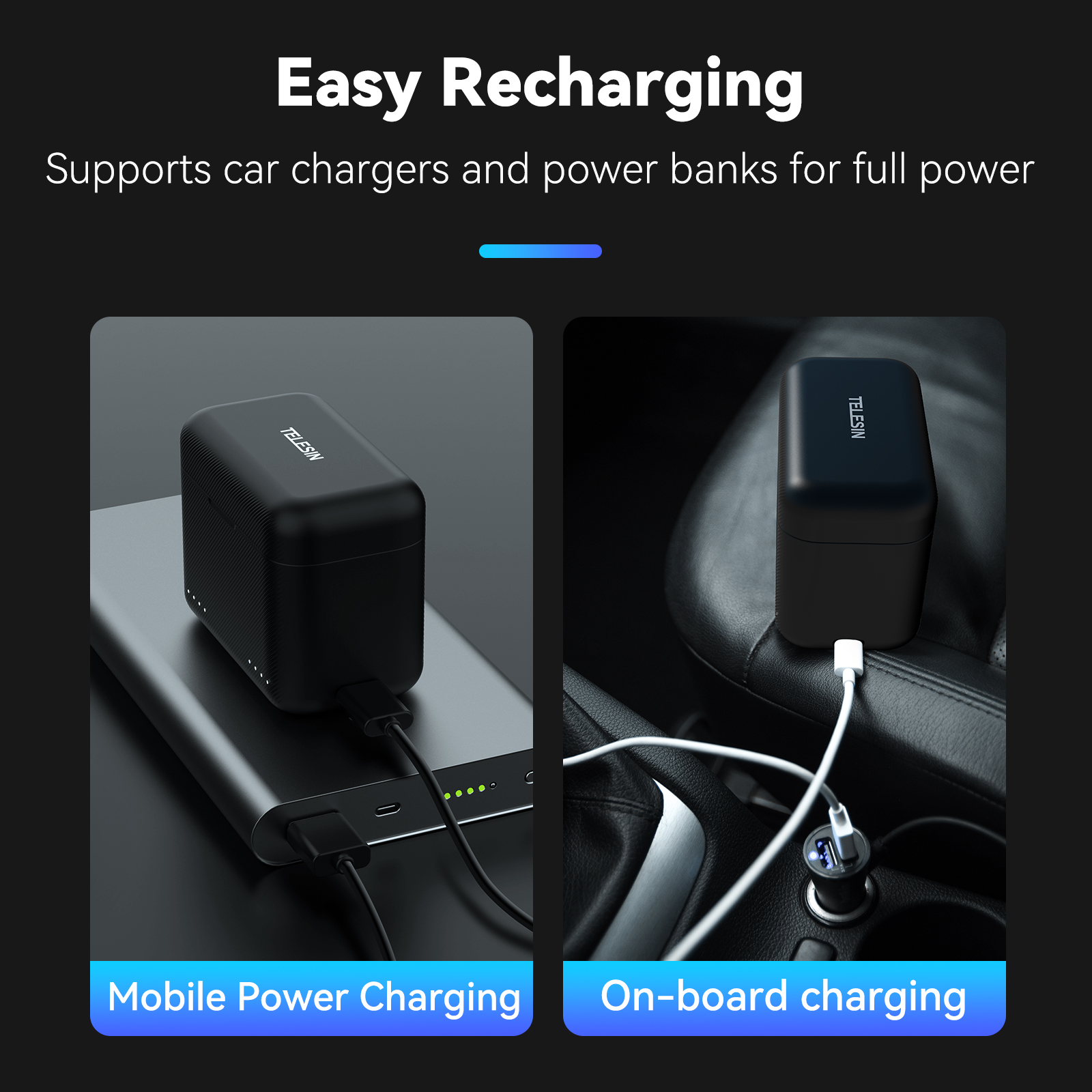 TELESIN Ładowarka do Insta360  – Drone Charging Hub recenzja i cena