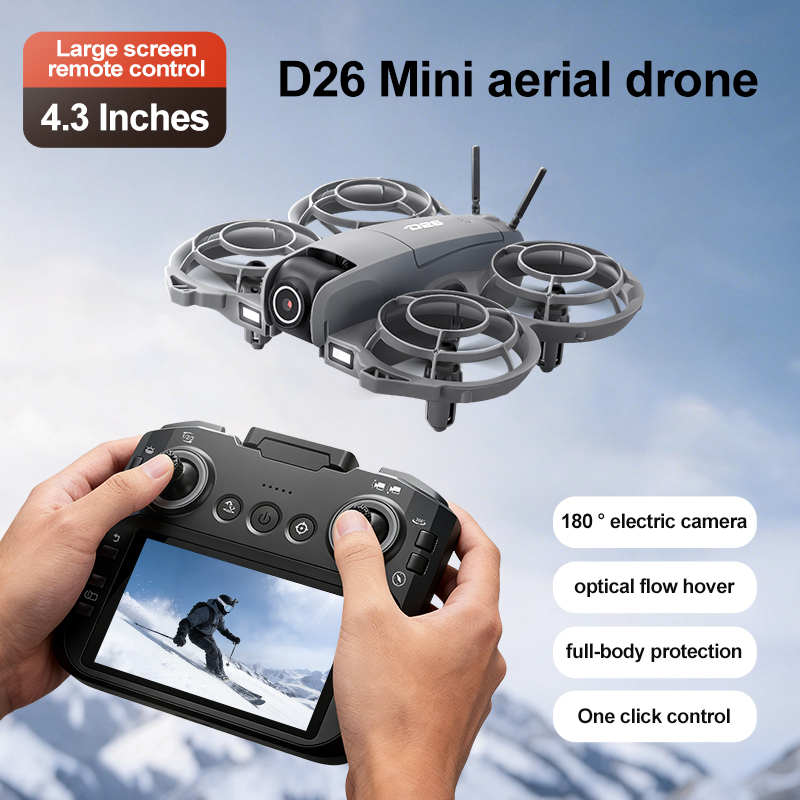 Dron D26 4K Aerial HD 180 °    – Drone Power Bank recenzja i cena