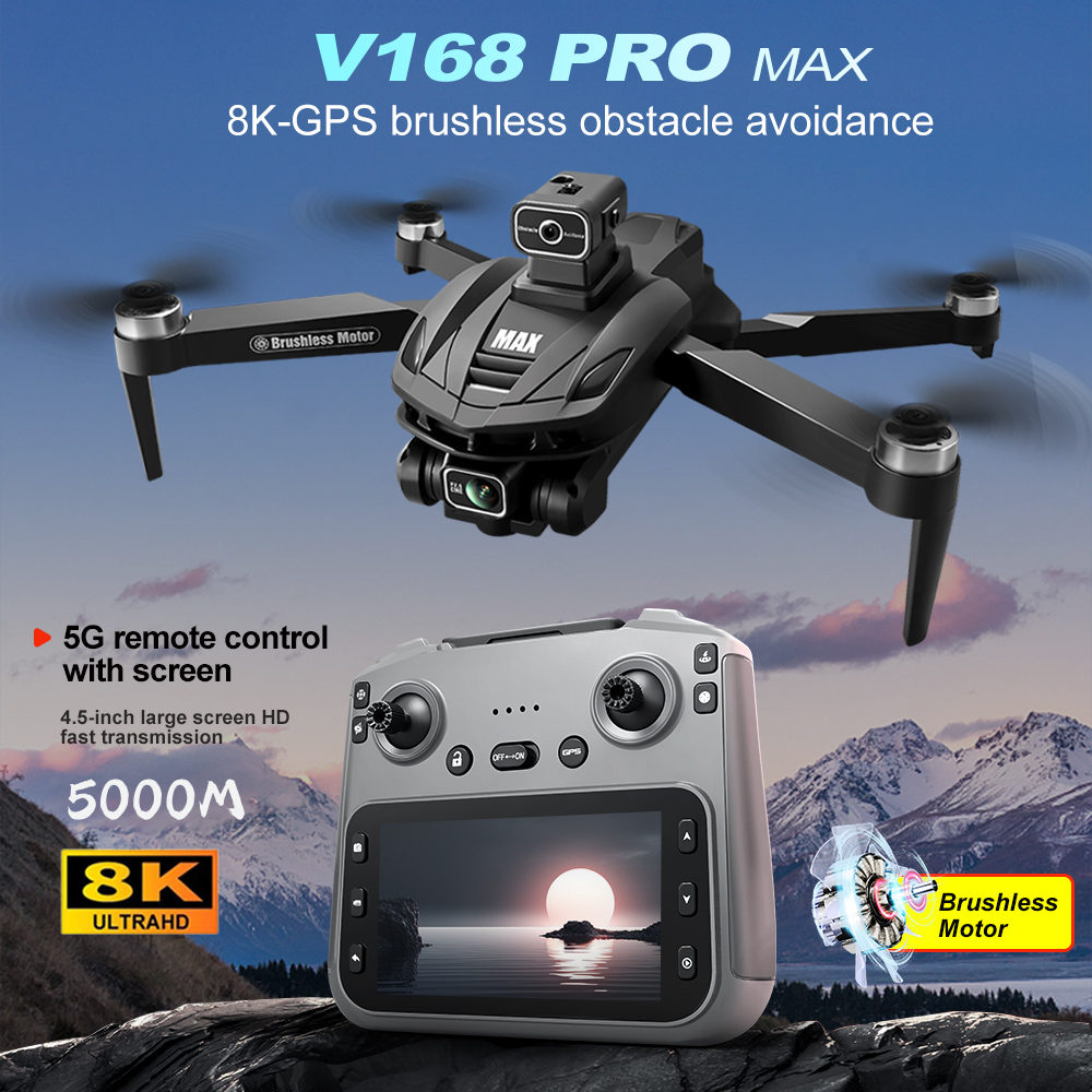 V168 PRO Max GPS Drone 8K Prof – Drone Power Bank recenzja i cena