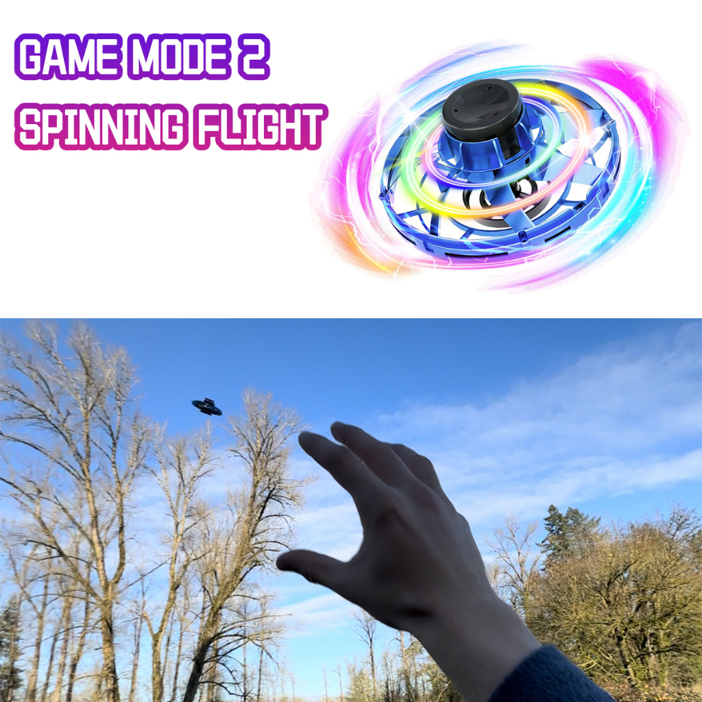 NOWY LED Latający UFO Spinner  – Drone Beacon Light recenzja i cena