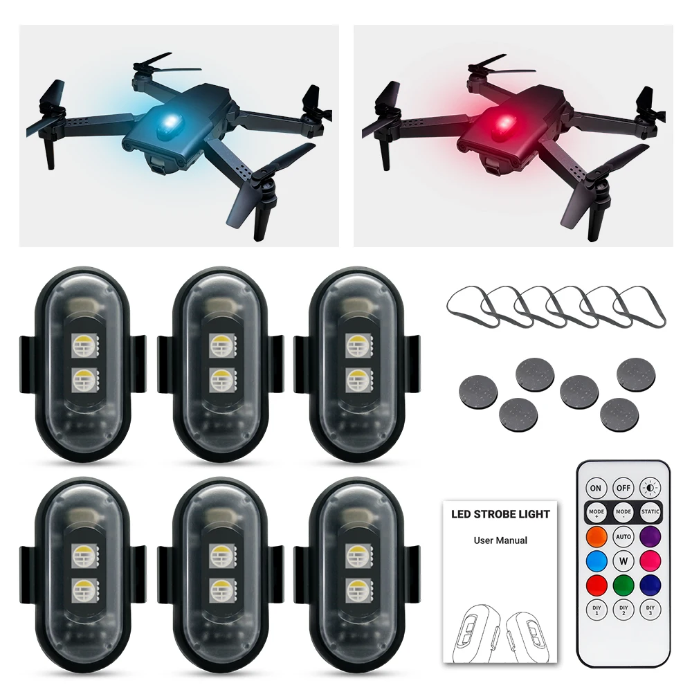 Światło stroboskopowe motocykl – Drone Strobe Light recenzja i cena