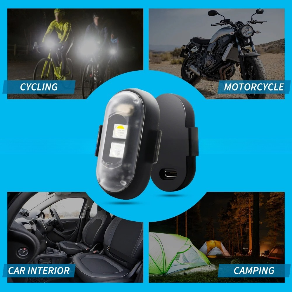 Światło stroboskopowe motocykl – Drone Strobe Light recenzja i cena