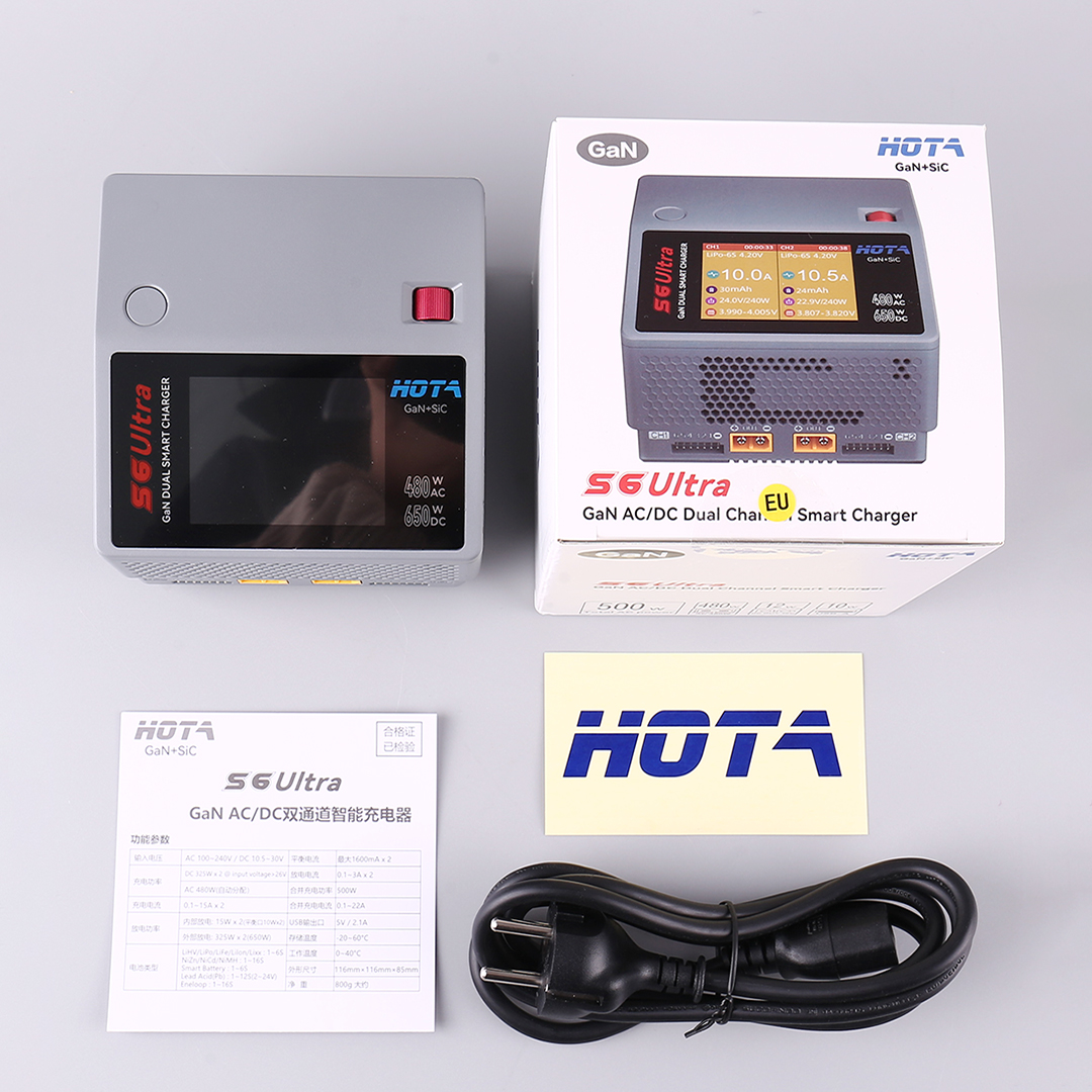Ładowarka HOTA S6 Ultra z azot – Drone Battery Charger recenzja i cena