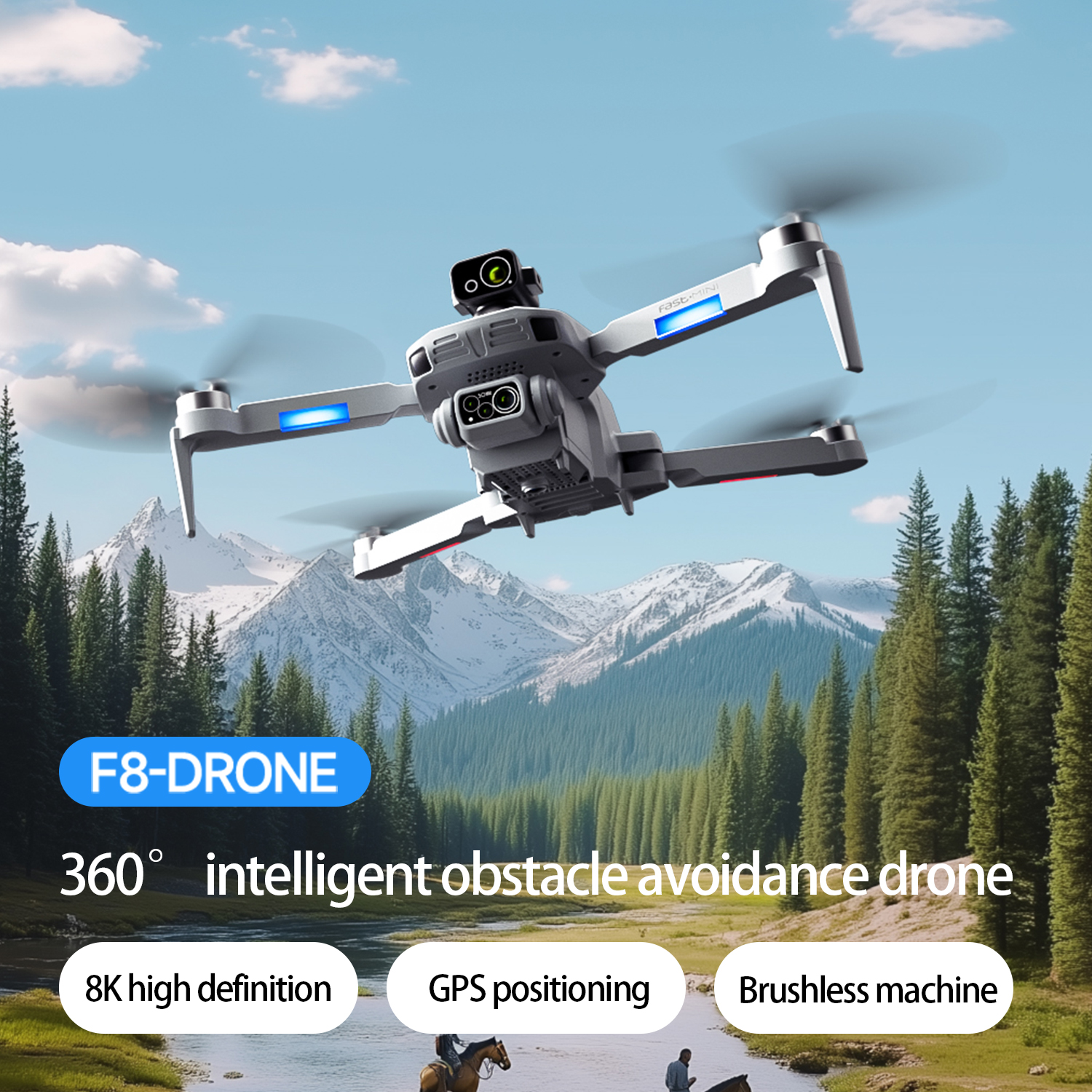 Dron F8 MAX GPS Profesjonalny  – Drone Controller Screen recenzja i cena