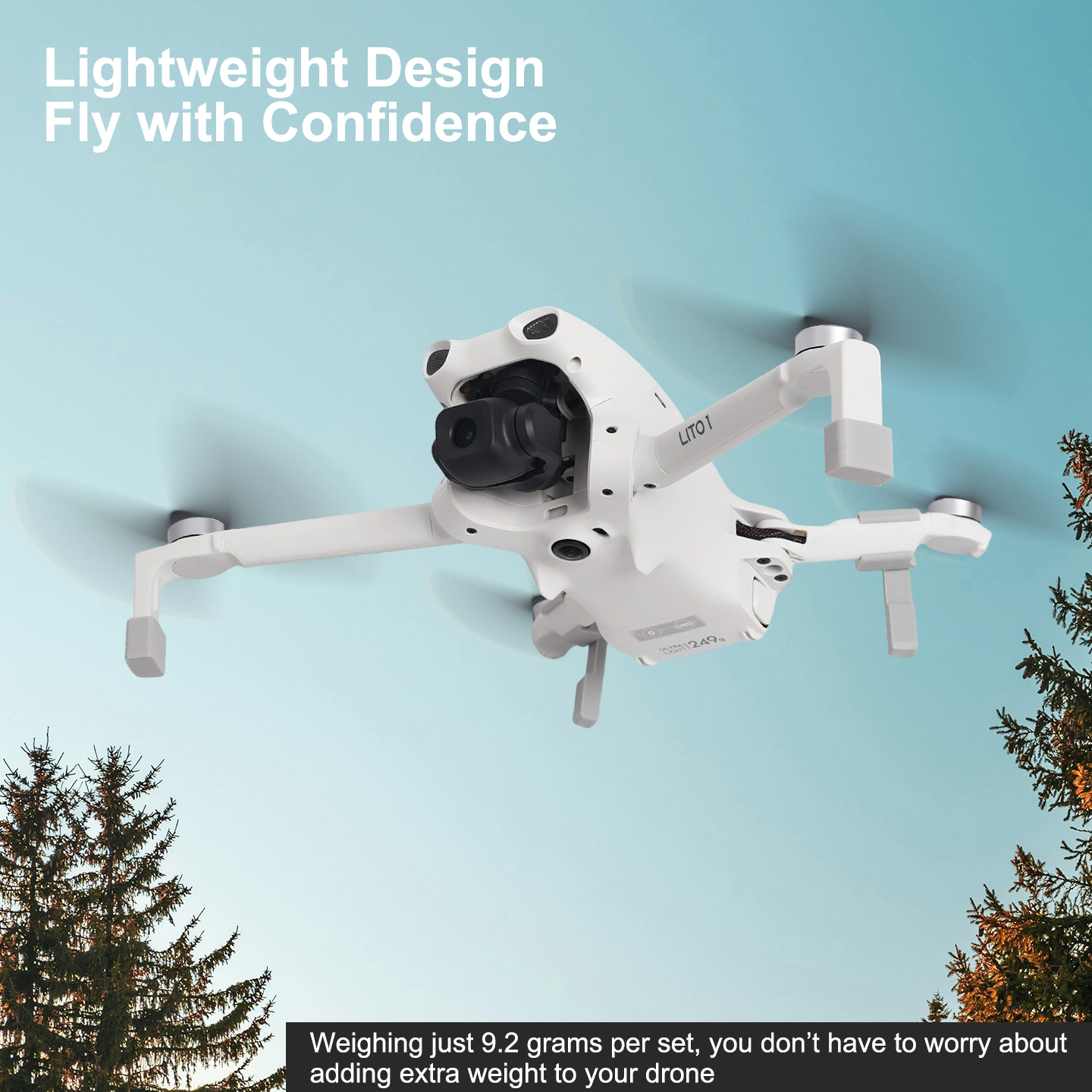 Przedłużki podwozia do drona D – Drone Landing Pad recenzja i cena