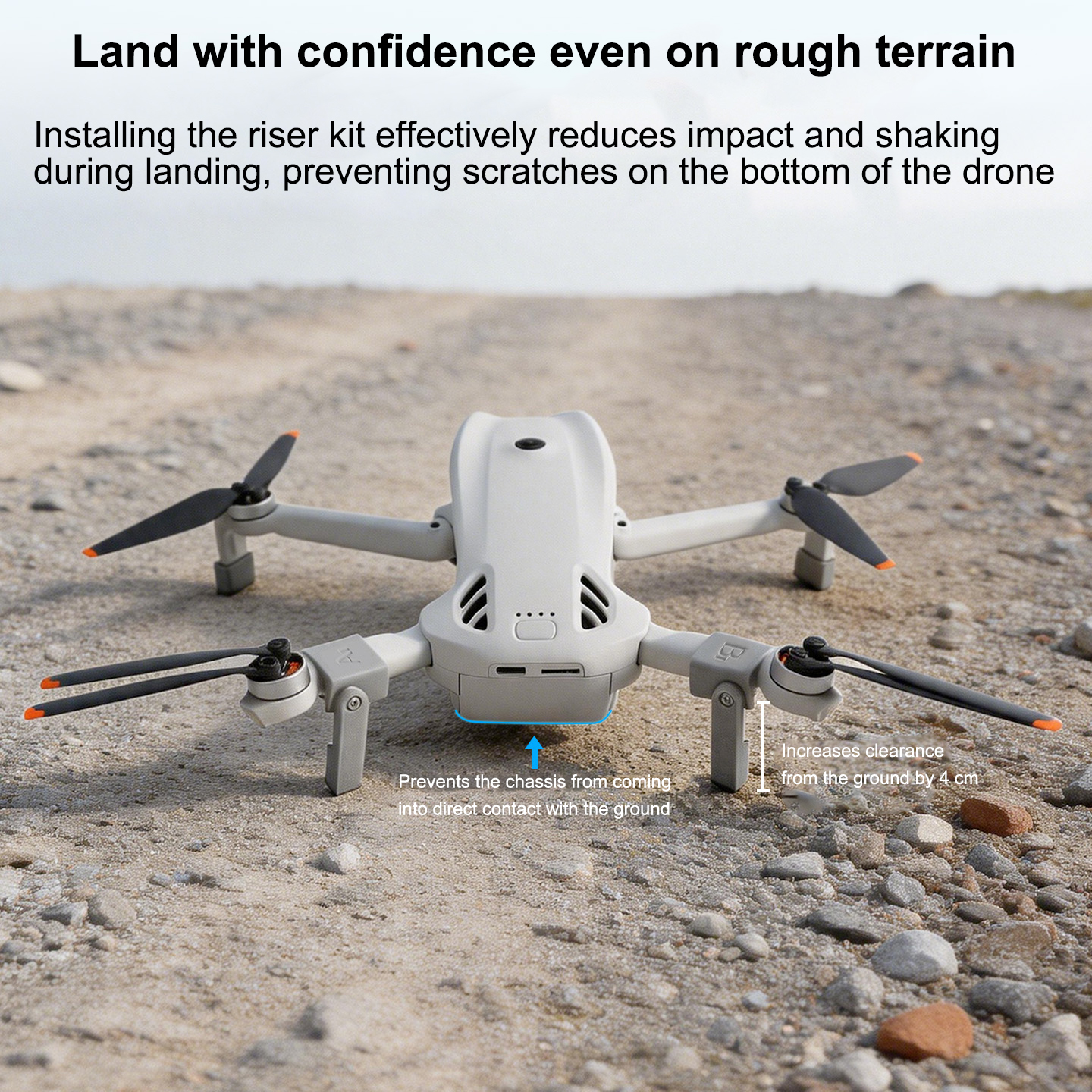 Przedłużki podwozia do drona D – Drone Landing Pad recenzja i cena