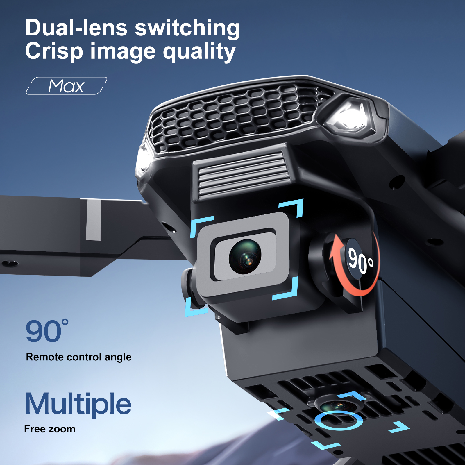 2025 Nowy ulepszony dron E88 E – Drone Controller Screen recenzja i cena