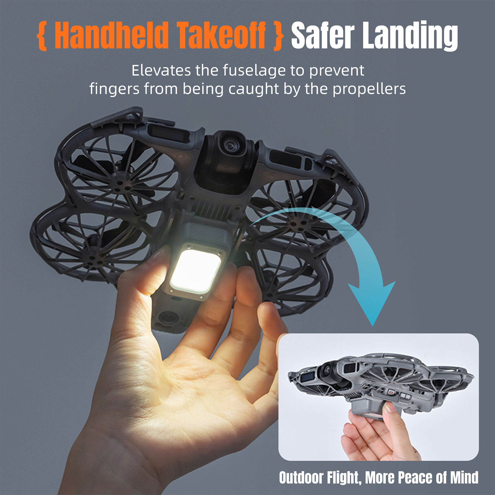 Akumulatorowe podwozie LED z l – Drone Beacon Light recenzja i cena
